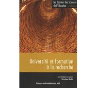 Université et formation à la recherche - Jacques Fijalkow - Presses Universitaires Du Midi - broché - Revue
