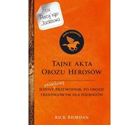 Les dossiers secrets du camp des héros par Rick Riordan (Buch auf Polnisch)