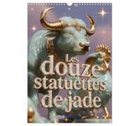 Les douze statuettes de jade (Calendrier mural 2027 DIN A3 horizontal), CALVENDO calendrier mensuel: Découvrez Les douze statuettes de jade, une ... chinois en sculptures de jade et d'or.