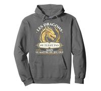 Les Dragons Ne Tuent Pas JDR D20 Cadeau Jeu De Rôle Sweat à Capuche