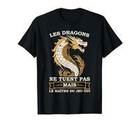 Les Dragons Ne Tuent Pas JDR D20 Cadeau Jeu De Rôle T-Shirt