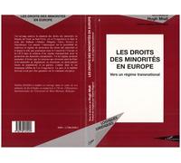 Les droits des minorités en Europe - Vers un régime transnational - Hugh Miall - L'harmattan - Livre