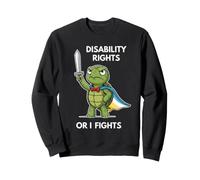 Les Droits des Personnes handicapées ou Je Combats Une Tortue, héros de Dessin animé Sweatshirt
