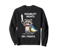 Les Droits des Personnes handicapées ou Les Combats, Dessin animé Racoon Hero Racoon Sweatshirt