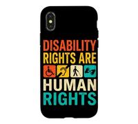 Les Droits des Personnes handicapées sont des Droits Humains ASL Soutien à l'inclusion Coque pour iPhone X/XS
