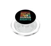 Les Droits des Personnes handicapées sont des Droits Humains ASL Soutien à l'inclusion PopSockets PopGrip pour MagSafe