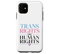 Les Droits des Personnes Trans sont des Droits Humains LGBTQ+ Pride Equality Coque pour iPhone 11