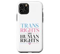 Les Droits des Personnes Trans sont des Droits Humains LGBTQ+ Pride Equality Coque pour iPhone 11 Pro