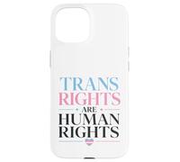 Les Droits des Personnes Trans sont des Droits Humains LGBTQ+ Pride Equality Coque pour iPhone 15