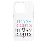 Les Droits des Personnes Trans sont des Droits Humains LGBTQ+ Pride Equality Coque pour iPhone 15 Pro