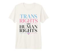 Les Droits des Personnes Trans sont des Droits Humains LGBTQ+ Pride Equality T-Shirt Haut de Gamme