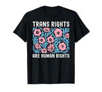 Les Droits des Personnes Trans sont des Droits Humains Non binaires Transgender Pride T-Shirt