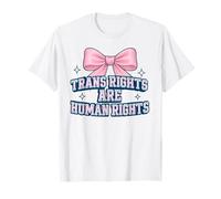 Les Droits des Personnes Trans sont Humains et Preppy, Un nœud en Forme de Coquette T-Shirt
