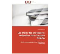 Les Droits Des Procédures Collectives Dans L'espace Ohada