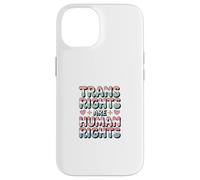 Les Droits des Trans sont Une fierté des Droits Humains Coque pour iPhone 14