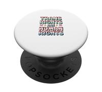 Les Droits des Trans sont Une fierté des Droits Humains PopSockets PopGrip Adhésif