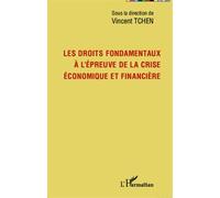 Les droits fondamentaux À l'épreuve de la crise économique et financière - Vincent Tchen - L'harmattan - broché - Etude