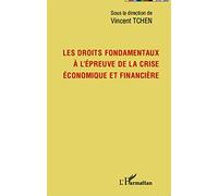Vincent Tchen – Les droits fondamentaux à l'épreuve de la crise économique et financière – Broché