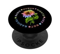 Les Droits Humains fondamentaux ne sont Pas radicaux PopSockets PopGrip Adhésif