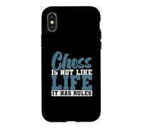 Les échecs ne sont Pas comme la Vie qu'il a des règles Coque pour iPhone X/XS
