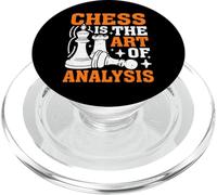 Les échecs sont l'art de l'analyse - Vintage Chess Lover PopSockets PopGrip pour MagSafe