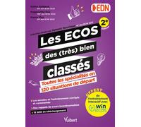 Les ECOS des (très) bien classés Toutes les spécialités en 120 situations de départ - Annales et entraînement - Aymeric Rouchaud - Vuibert - broché - Etude