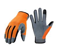 Les écrans tactiles activent les gants de protection respirants et solides fonctionnent pour l'entretien intensif du travail et la manipulation de la corde