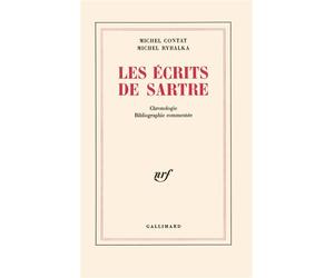 Les Écrits de Sartre - Chronologie et bibliographie commentée - Michel Rybalka - Gallimard - Livre