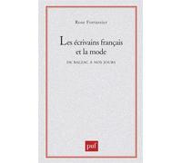 Les écrivains français et la mode - Rose Fortassier - Puf - broché - Livre
