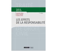 Les effets de la responsabilite 4eme edition - Patrice Jourdain - Lgdj - broché - Scolaire / Universitaire