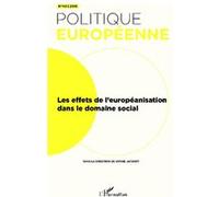 Sophie Jacquot – Les effets de l'européanisation dans le domaine social – Broché – L'Harmattan