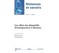 Les effets des dispositifs d'enseignement a distance - Dessus Philippe - Hermes Science Publications - broché - Livre