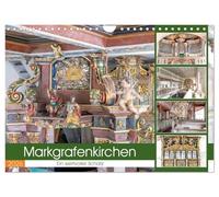 Les églises du margraviat. Un trésor précieux, Version française (Calendrier mural 2026 DIN A4 portrait), Calendrier CALVENDO mensuel
