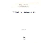 Les Eglogues - Tome 3 - Travers - Tome 3, L'amour L'automne