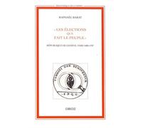 Les Élections Que Fait Le Peuple - République De Genève, Vers 1680-1707