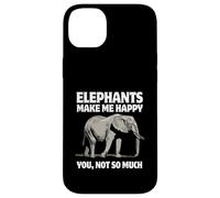 Les éléphants me rendent Heureuse, mais Pas Tant Que ça Coque pour iPhone 14 Plus