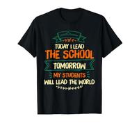 Les élèves du Leadership Principal de l'école mèneront Le Monde T-Shirt Graphique avec Valeur