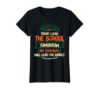 Les élèves du Leadership Principal de l'école mèneront Le Monde T-Shirt Graphique avec Valeur