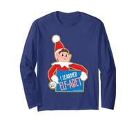 Les Elfes se comportent Mal Elfie I Learned Elf-Abet Christmas Manche Longue