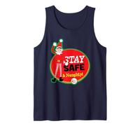 Les Elfes se comportent Mal Elfie Stay Safe & Naughty Christmas Débardeur