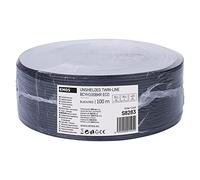 Les emos ungeschirmte zweidr athle commutée 2 x 1 mm noir/rouge, lot de 100, s8283