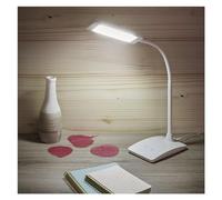 Les emos z7599 W, lampe de table LED Eddy Blanc, métal, White, 15,5 x 9,5 x 26 cm