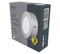 Les emos * zm5222 Panneau LED Ceiling C 6 W NW IP20, aluminium, argent
