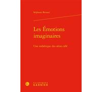Les Émotions imaginaires Une esthétique des séries télé - Stephane Benassi - Classiques Garnier - relié - Essai