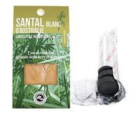 Les Encens du Monde Résine de Santal Blanc à brûler + Rouleau de 10 charbons