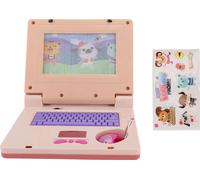 Les enfants apprennent ordinateur portable dirigé musique électronique développement cognitif simulation ordinateur jouet violet souris escamotable