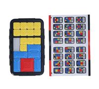 Les Enfants coulissants du Puzzle se défisnt Le Jouet Portable développer Une pensée logique (Noir)