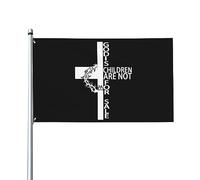 Les enfants de Dieu sont à vendre Drapeau de maison chrétienne Jésus-Christ, drapeau de 3 x 5 pieds sur un seul côté à l'extérieur, bannières anti-décoloration aux couleurs vives, décoration extérieu