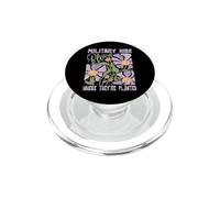 Les Enfants de Militaires fleurissent là où Ils sont plantés PopSockets PopGrip pour MagSafe