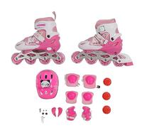 Les Enfants en Ligne patinent des Patins à Rouleaux à Lame réglable avec des Roues Lumineuses pour Les Filles de garçons en intérieur extérieur Sportif Amusant